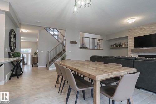 2011 201 Street, Edmonton, AB - Indoor Photo Showing Dining Room