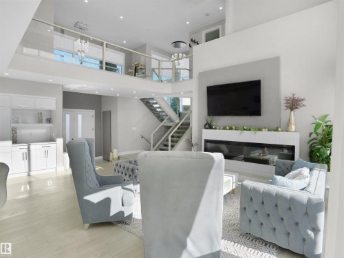 4511 Wingfield Bay, Edmonton, AB - Indoor With Fireplace