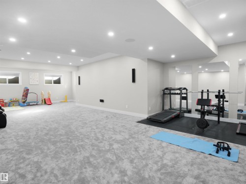 4511 Wingfield Bay, Edmonton, AB - Indoor Photo Showing Gym Room