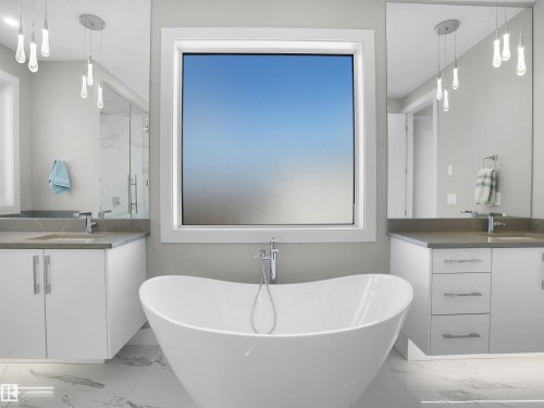 4511 Wingfield Bay, Edmonton, AB - Indoor Photo Showing Bathroom