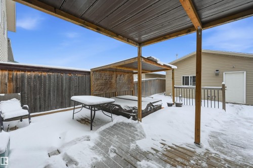 21017 60 Avenue Nw, Edmonton, AB - Outdoor With Deck Patio Veranda With Exterior