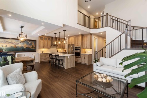 53 Deer Meadow Crescent, Fort Saskatchewan, AB - Indoor Photo Showing Living Room