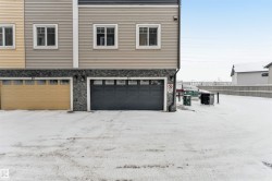 View of snow covered garage - 