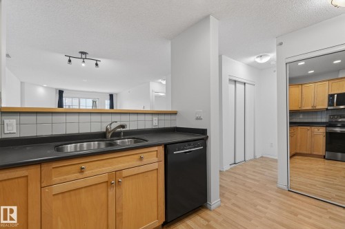 420 12110 106 Avenue, Edmonton, AB - Indoor Photo Showing Kitchen With Double Sink