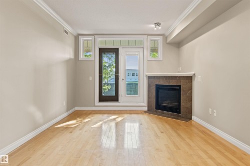 112 12408 15 Avenue, Edmonton, AB - Indoor With Fireplace
