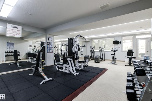 112 12408 15 Avenue, Edmonton, AB - Indoor Photo Showing Gym Room