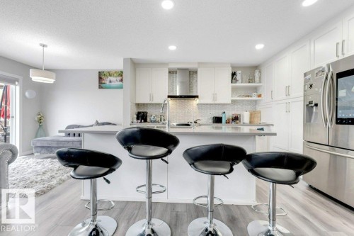 2326 Wonnacott Crescent, Edmonton, AB - Indoor Photo Showing Kitchen With Upgraded Kitchen