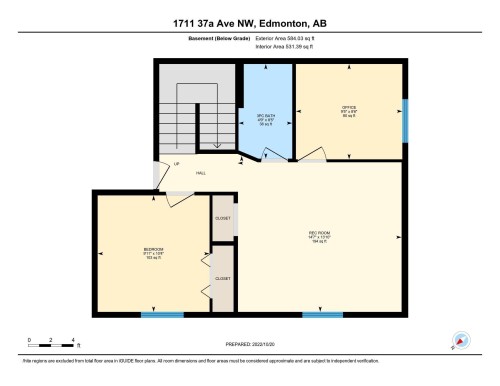 View of room layout - 1711 37A Avenue, Edmonton, AB - Other