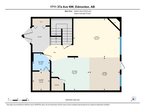 View of property floor plan - 1711 37A Avenue, Edmonton, AB - Other