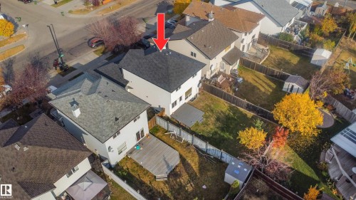 Aerial perspective of suburban area - 1711 37A Avenue, Edmonton, AB - Outdoor With View