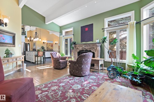5704 144 Street, Edmonton, AB - Indoor With Fireplace