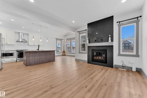 3608 Parker Close, Edmonton, AB - Indoor With Fireplace