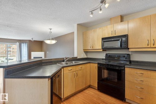 223 4312 139 Avenue, Edmonton, AB - Indoor Photo Showing Kitchen With Double Sink