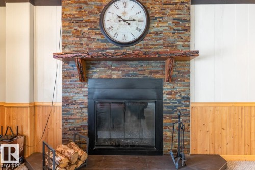 311 3Rd Street, Rural Lac Ste. Anne County, AB - Indoor With Fireplace