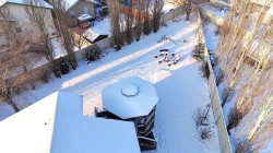View of snowy aerial view - 