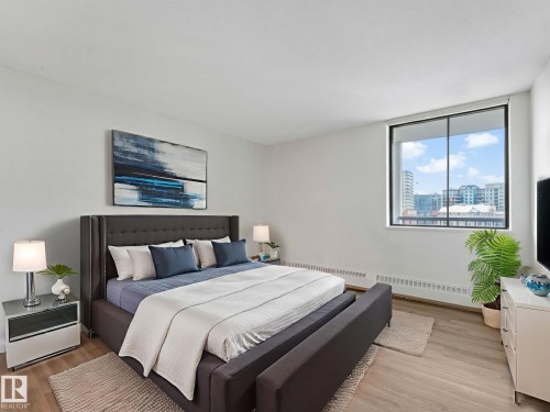 406 10125 109 Street, Edmonton, AB - Indoor Photo Showing Bedroom