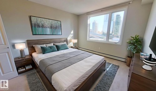 1604 10303 105 Street, Edmonton, AB - Indoor Photo Showing Bedroom