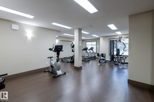 313 11615 Ellerslie Road, Edmonton, AB - Indoor Photo Showing Gym Room