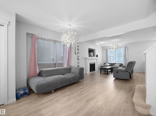 1509 76 Street, Edmonton, AB - Indoor Photo Showing Living Room