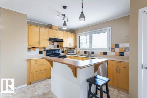16206 79A Avenue, Edmonton, AB - Indoor Photo Showing Kitchen With Double Sink