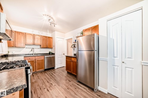 13032 134 Street, Edmonton, AB - Indoor Photo Showing Kitchen With Stainless Steel Kitchen