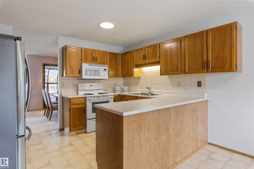 10854 11 Avenue, Edmonton, AB - Indoor Photo Showing Kitchen With Double Sink