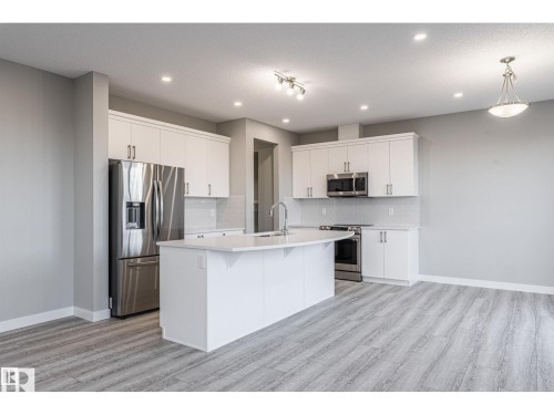 20512 22 Ave Nw, Edmonton, AB - Indoor Photo Showing Kitchen With Stainless Steel Kitchen