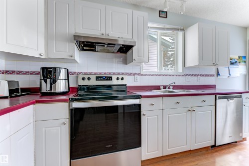 1049 Jones Crescent, Edmonton, AB - Indoor Photo Showing Kitchen With Double Sink