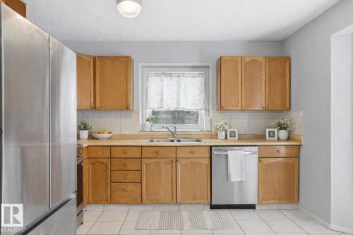 3623 24 Avenue, Edmonton, AB - Indoor Photo Showing Kitchen With Double Sink