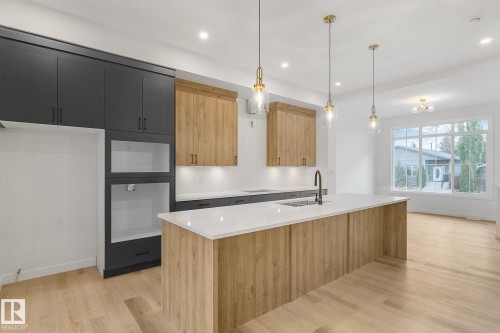 9926 157 Street, Edmonton, AB - Indoor Photo Showing Kitchen With Upgraded Kitchen