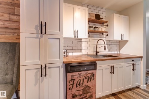 404 10420 93 Street, Edmonton, AB - Indoor Photo Showing Kitchen With Double Sink