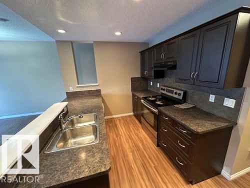 3117 Arthurs Crescent, Edmonton, AB - Indoor Photo Showing Kitchen With Double Sink