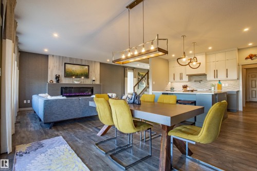 6013 Naden Landing, Edmonton, AB - Indoor Photo Showing Dining Room