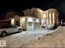 Mediterranean / spanish house with a garage and stucco siding - 16003 134 Street, Edmonton, AB  - Indoor Photo Showing Garage 