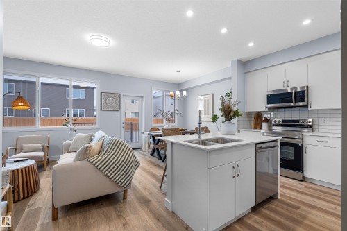 2013 209A Street, Edmonton, AB - Indoor Photo Showing Kitchen With Double Sink