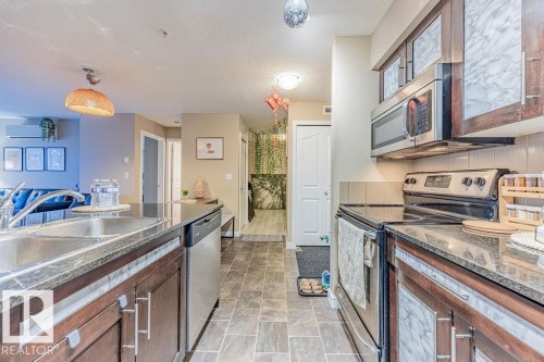 310 12025 22 Avenue, Edmonton, AB - Indoor Photo Showing Kitchen