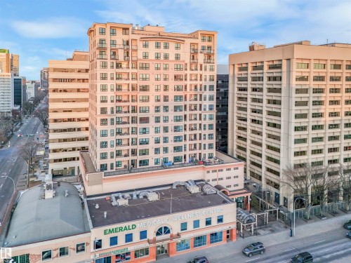1704 9939 109 Street, Edmonton, AB - Outdoor With Balcony With Facade