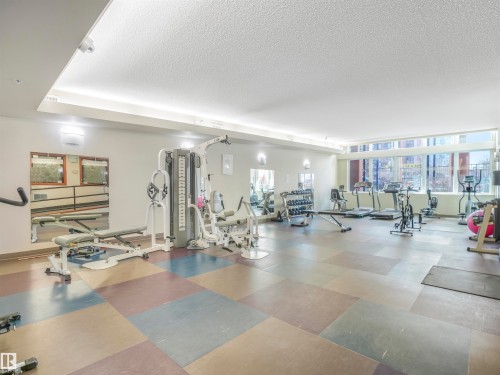 1704 9939 109 Street, Edmonton, AB - Indoor Photo Showing Gym Room