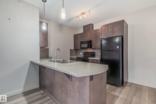 457 7805 71 Street, Edmonton, AB - Indoor Photo Showing Kitchen With Double Sink