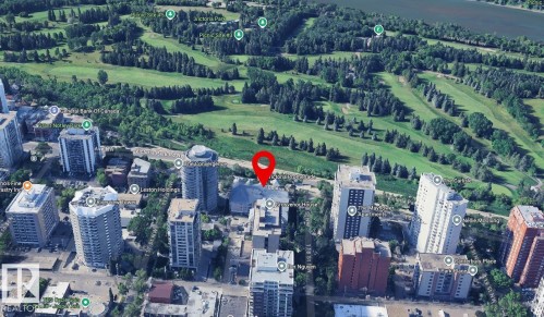 View of property location featuring nearby urban area - 507 11716 100 Avenue, Edmonton, AB - Outdoor With View