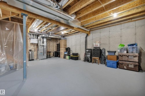 525 Kleins Court, Leduc, AB - Indoor Photo Showing Basement