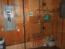 Utility room with electric panel - 