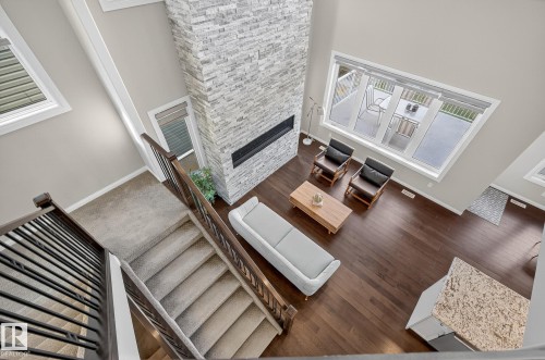 3419 Chickadee Drive, Edmonton, AB - Indoor With Fireplace