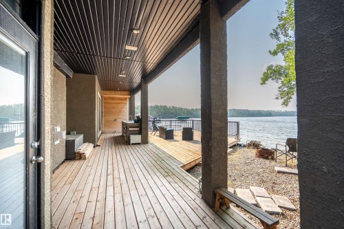 40 46302 Twp Rd 611, Rural Bonnyville M.D., AB - Outdoor With Body Of Water With Deck Patio Veranda With Exterior