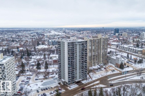 1605 10135 Saskatchewan Drive, Edmonton, AB - Outdoor With View
