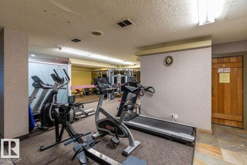 1605 10135 Saskatchewan Drive, Edmonton, AB - Indoor Photo Showing Gym Room