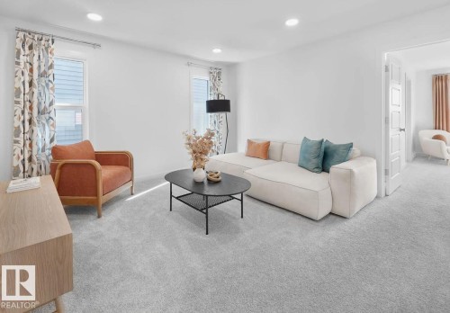 22376 90 Avenue, Edmonton, AB - Indoor Photo Showing Living Room