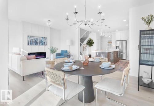 22376 90 Avenue, Edmonton, AB - Indoor Photo Showing Dining Room