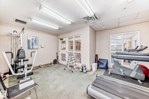 301 11260 153 Avenue, Edmonton, AB - Indoor Photo Showing Gym Room