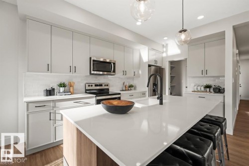 24 Grayson Green, Stony Plain, AB - Indoor Photo Showing Kitchen With Upgraded Kitchen